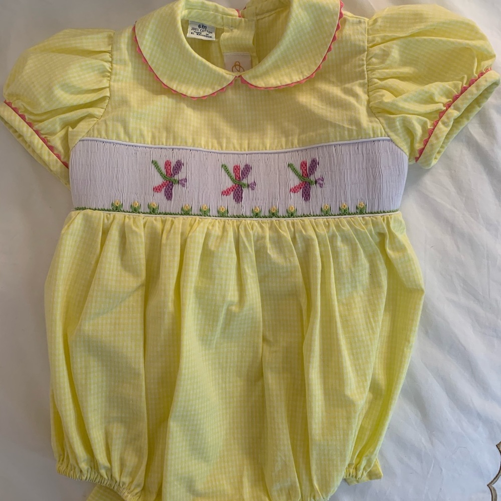 Smocked dragonfly bubble 6m